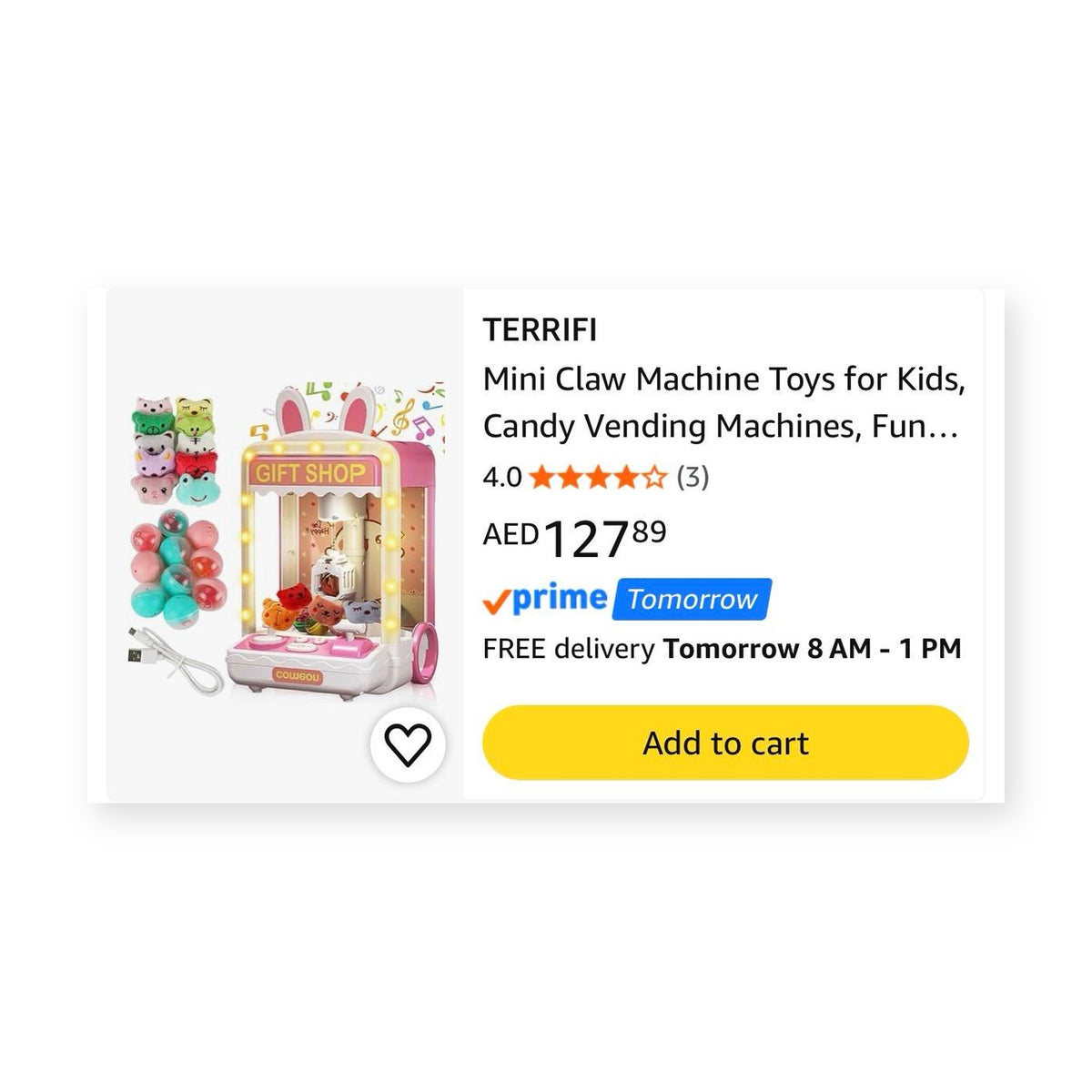 Mini Claw Machine